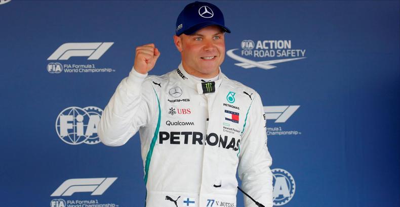 Rusya Grand Prix'sinde pole pozisyonu Valtteri Bottas'ın