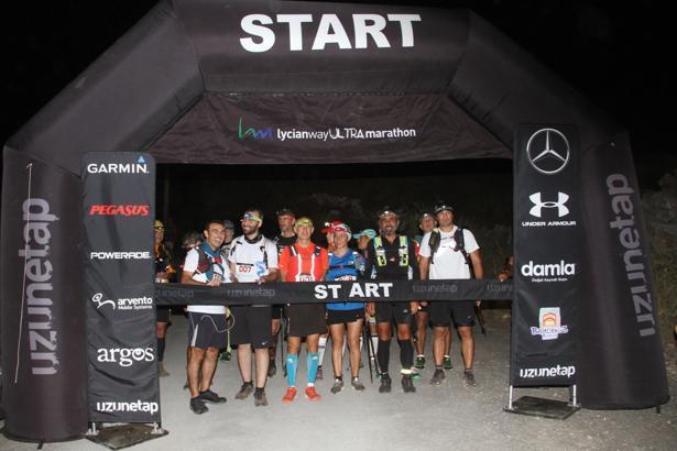 Likya Yolu Ultra Maratonu start aldı