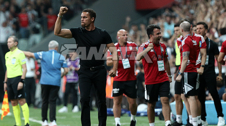 Beşiktaş'ta alkışlar teknik direktör Valerien Ismael'e