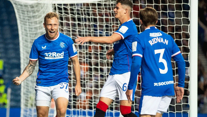Rıdvan Yılmaz'dan, Rangers formasıyla ilk asist!