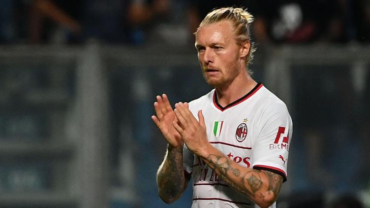 Milan'da Simon Kjaer, 9 ay sonra ilk kez sahada