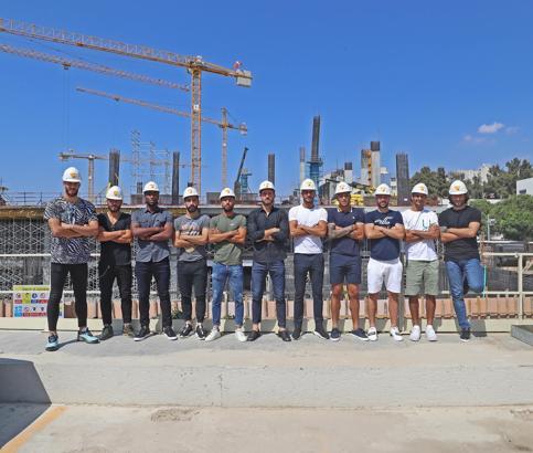 Göztepe'nin yeni transferleri stadı gezdi