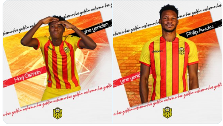 Yeni Malatyaspor'da Haqi Osman ve Philip Awuku sevinci