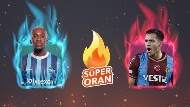 Adana Demirspor - Trabzonspor maçı iddaa oranları