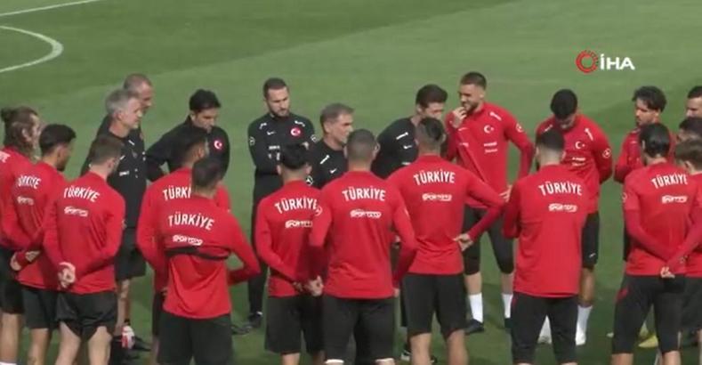 A Milli Futbol Takımı, Lüksemburg maçı hazırlıklarını sürdürdü
