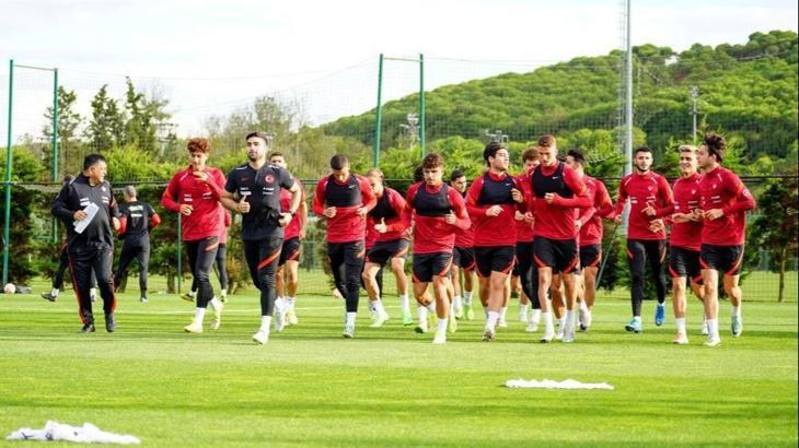 Ümit Milli Futbol Takımı çalışmalarına devam etti