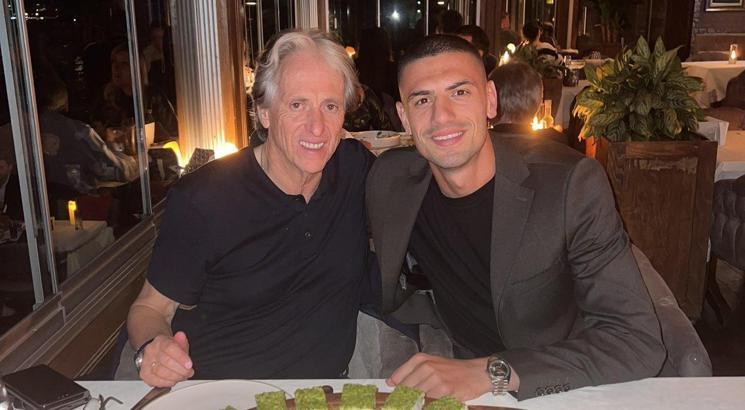 Merih Demiral ve Jorge Jesus'tan sürpriz buluşma