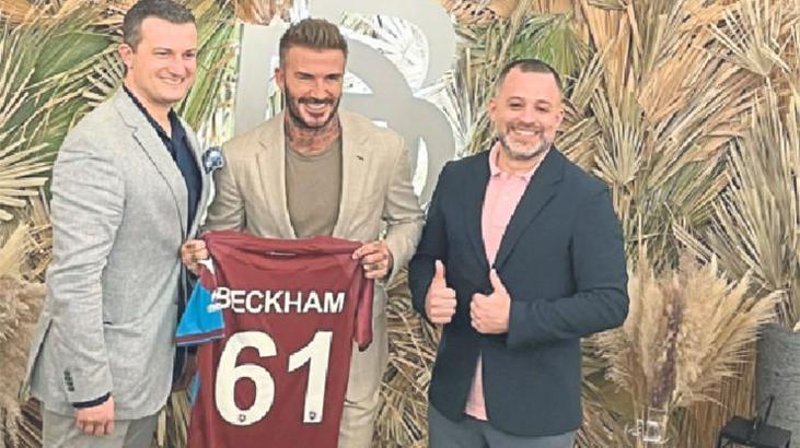 David Beckham'a Trabzonspor forması