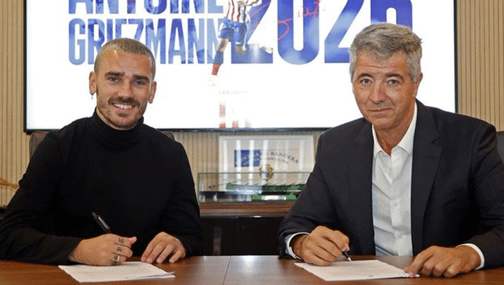Atletico Madrid Griezmann'ı yeniden kadrosuna kattı