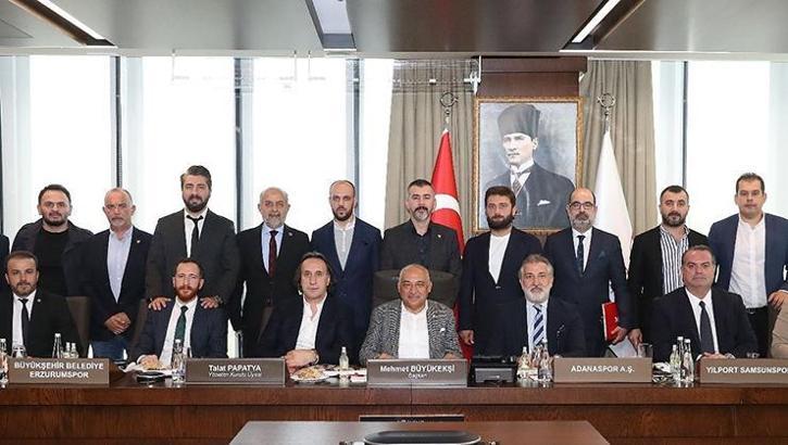 1. Lig Kulüpler Birliği'nden TFF Başkanı Mehmet Büyükekşi'ye ziyaret
