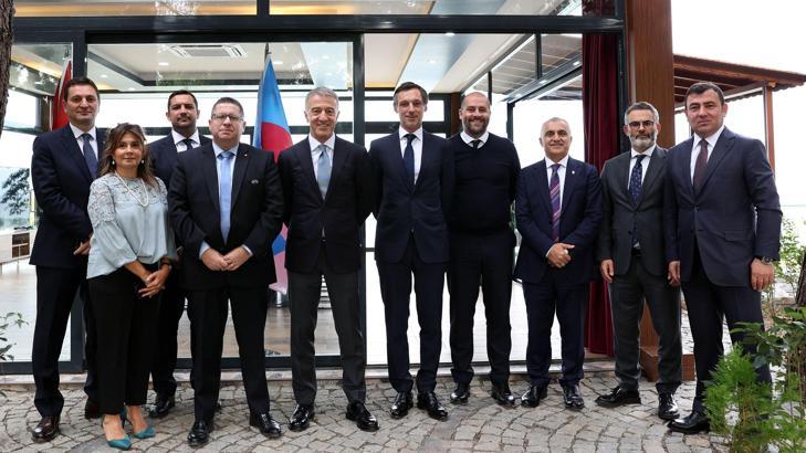 Trabzonspor - Monaco maçı öncesi dostluk yemeği