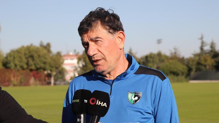 Giray Bulak, A. Denizlispor'un başında ilk antrenmanına çıktı