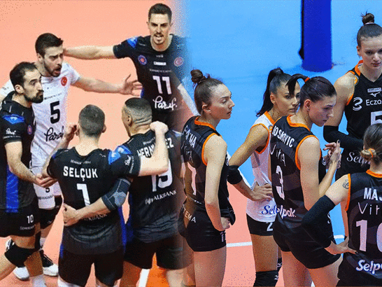 İlk yarının liderleri Halkbank ve Eczacıbaşı