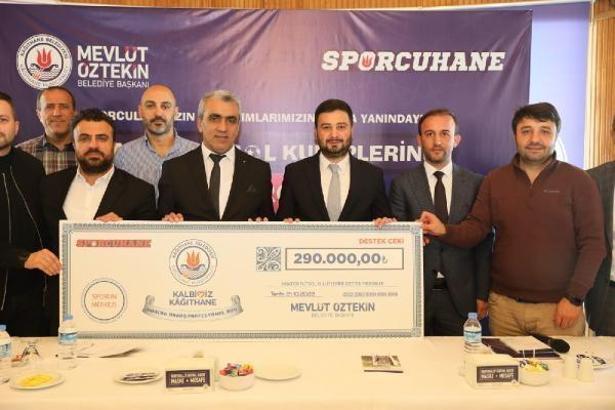 Kağıthane'de amatör spora sunulan nakdi destek 2 milyona ulaştı