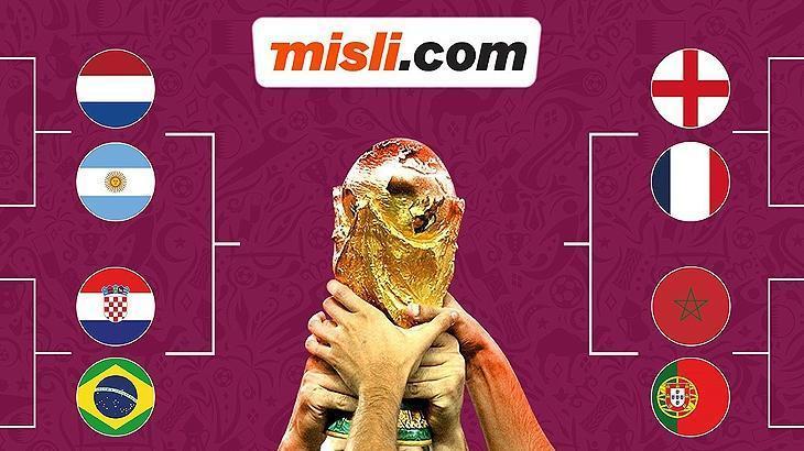 Dünya Kupası'nda çeyrek final heyecanı Misli.com'da