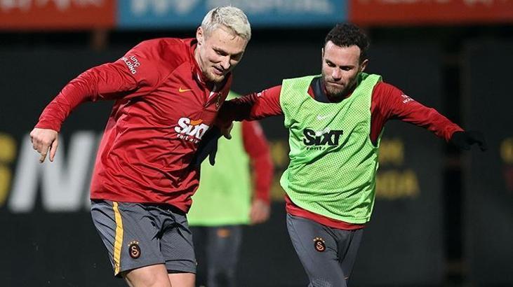 Galatasaray'da Giresunspor maçı öncesi Victor Nelsson sevinci