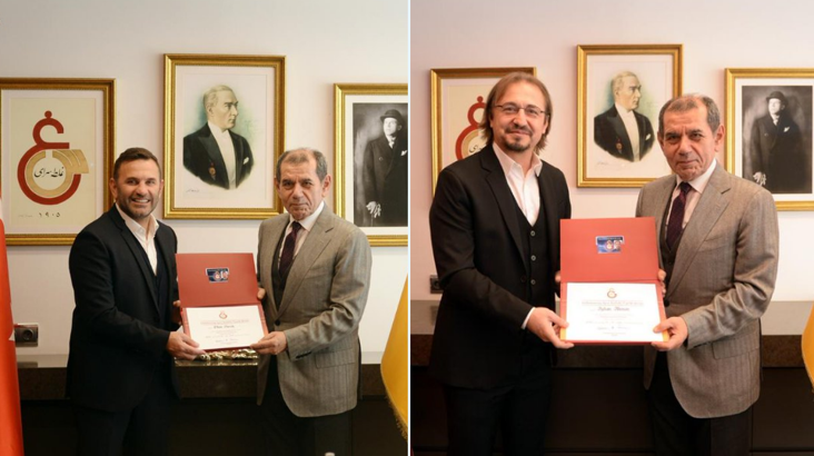 Okan Buruk ve Ayhan Akman, Galatasaray Kulübü üyesi oldu