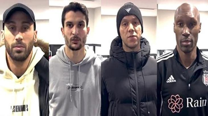 Beşiktaşlı futbolculardan depremzedeler için yardım çağrısı