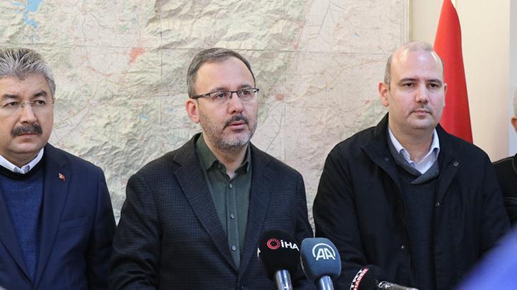 Bakan Kasapoğlu: 152 tesiste 150 binden fazla depremzede konaklıyor