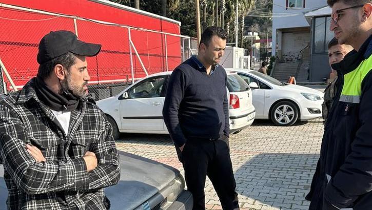 Volkan Demirel yardım için yeniden Hatay'a döndü