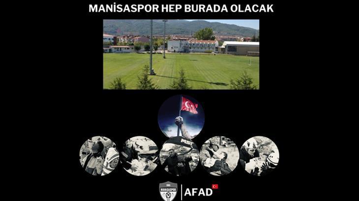 Manisaspor tesislerini depremzedeler için açtı