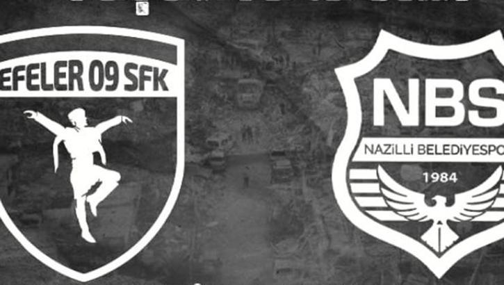 Nazilli Belediyespor ile Efeler 09 SFK depremzedeler için karşılaşacak