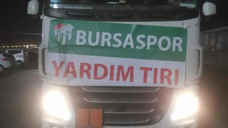 Bursaspor’dan Diyarbakır’a yardım tırı