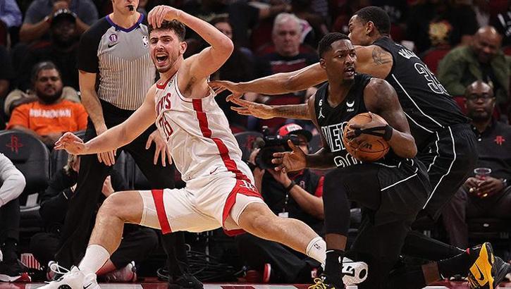 Alperen Şengün'den Brooklyn Nets karşısında double-double