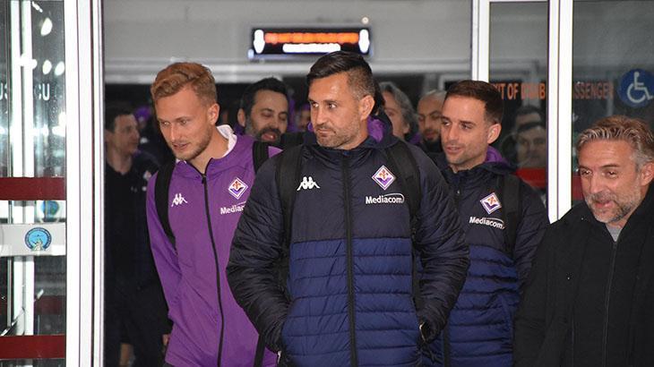Fiorentina kafilesi Sivas'ta