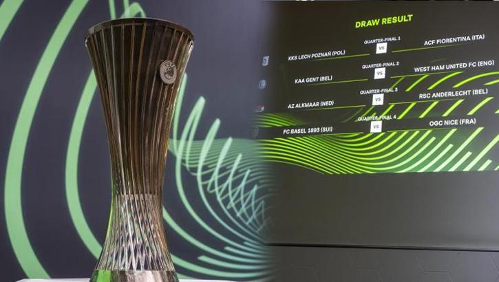 Avrupa Konferans Ligi çeyrek final ve yarı final eşleşmeleri belli oldu!