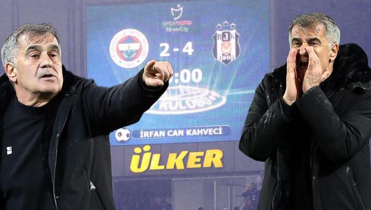 Beşiktaş Teknik Direktörü Şenol Güneş, Fenerbahçe zaferi sonrası konuştu! 'İnşallah devamı gelir', Tayyip Talha Sanuç açıklaması...