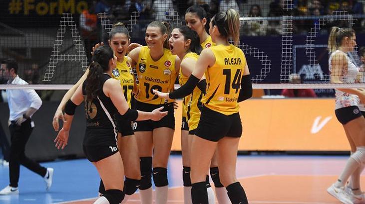 VakıfBank-Aydın Büyükşehir Belediyespor maç sonucu: 3-0
