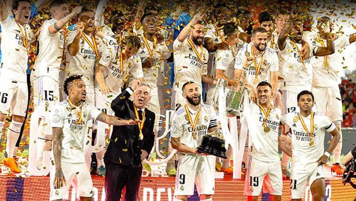 İspanya'da Kral Kupası Real Madrid'in! (ÖZET) Real Madrid-Osasuna maç sonucu: 2-1
