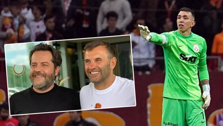 Galatasaray'da Muslera sevinci! Erden Timur ve Okan Buruk devrede