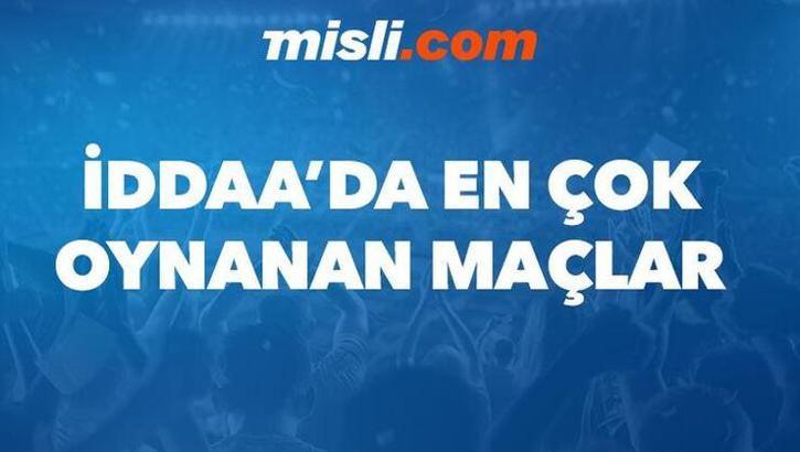 Misli.com'da Günün En Çok Oynanan Maçları