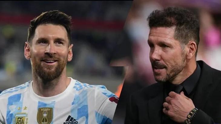 Diego Simeone, Lionel Messi sayesinde kazandı