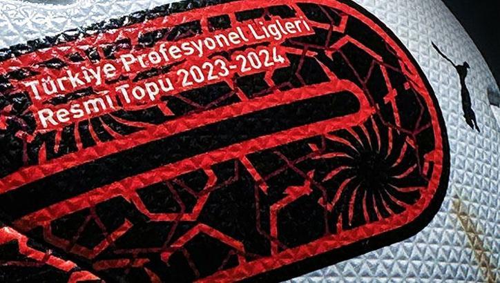 Süper Lig'de 2023/2024 sezonunda kullanılacak top tanıtıldı