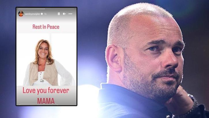 Wesley Sneijder'in acı günü! Annesi kansere yenik düştü