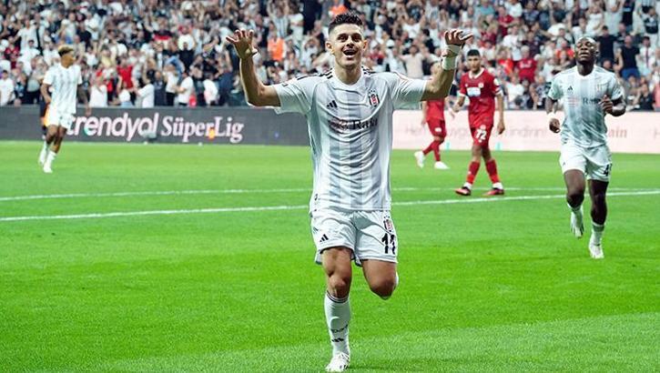Beşiktaş'ta Milot Rashica, açılışı yaptı