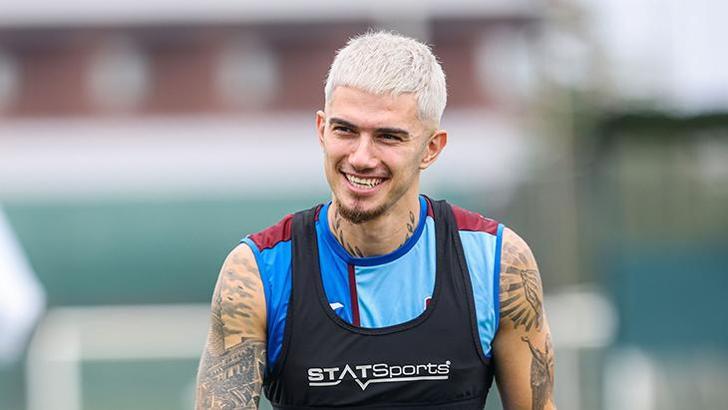 Berat Özdemir, Trabzonspor'da ilk antrenmanına çıktı
