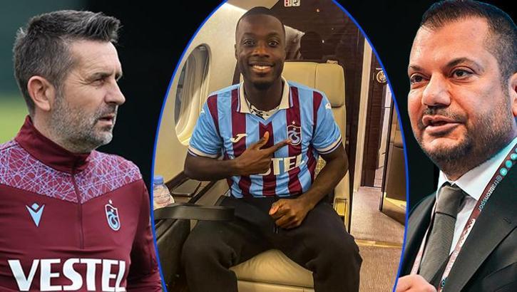 Trabzonspor, Beşiktaş'ın da istediği Nicolas Pepe'yi transfer etti! Formayı giydi...