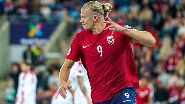 Erling Haaland, Norveç Milli Takımı'nı sırtlıyor!