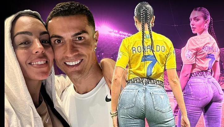 Georgina Rodriguez Cristiano Ronaldoya Destek Için Sahada Spor Magazin Haberleri 6490