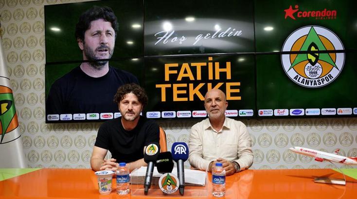 Alanyaspor'da yeni teknik direktör Fatih Tekke
