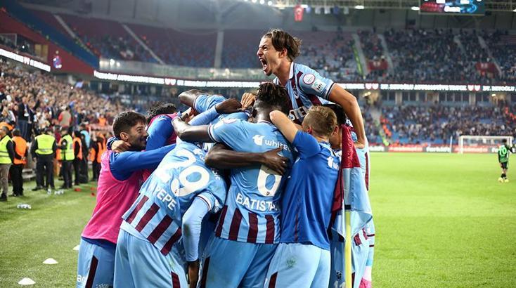 Trabzonspor'dan iç sahada fark yaratan performans! Rakiplerini solladı...