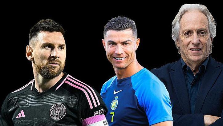 Jorge Jesus'tan Cristiano Ronaldo'yu kızdıracak sözler: Lionel Messi...