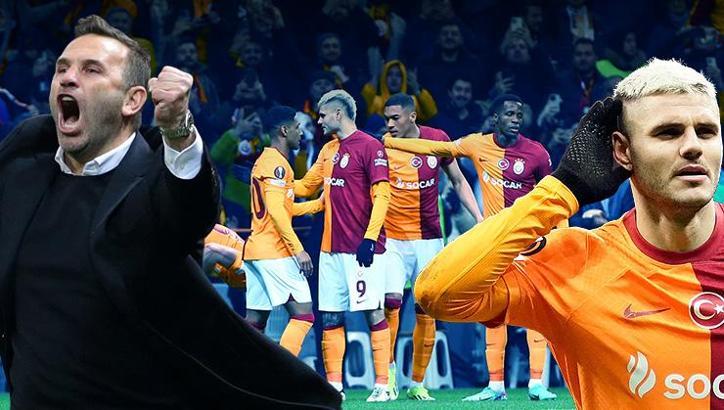 Galatasaray'dan parmak ısırtan performans...