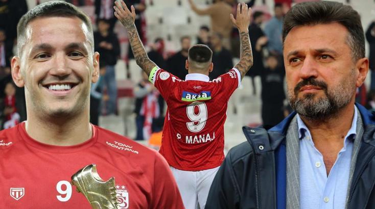 Transferin gözdesi Rey Manaj'dan Sivasspor taraftarına veda! Ayrılık hazırlığına Bülent Uygun'dan yanıt...