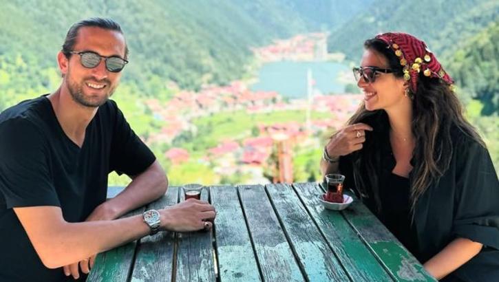 Yusuf Yazıcı ve Melisa Aslı Pamuk çifti Trabzon'da!