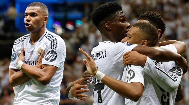 Real Madrid'de Mbappe'den rüya gibi başlangıç! İlk resmi maçını boş geçmedi...